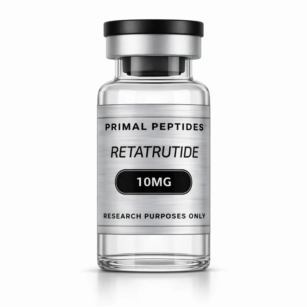 Retatrutide 10MG – incretine-peptide in glazen vial